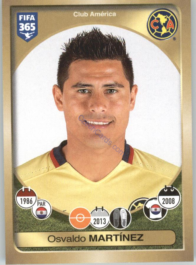 Osvaldo Martínez 2017 FIFA 365 Sticker #482