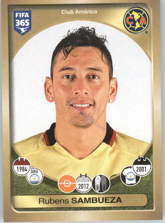 Rubens Sambueza Panini 2017 FIFA 365 Sticker #483