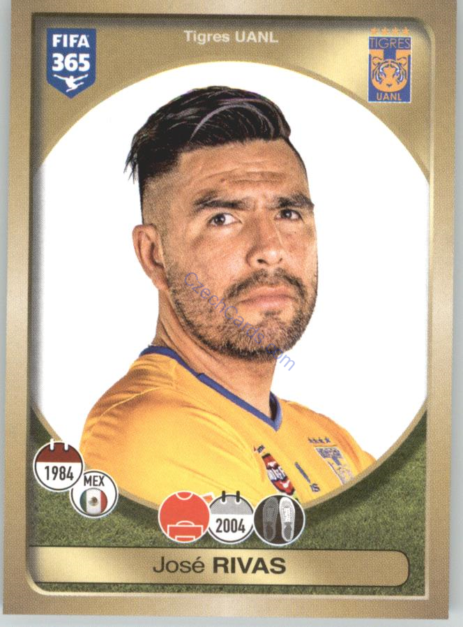 José Rivas Panini 2017 FIFA 365 Sticker #489