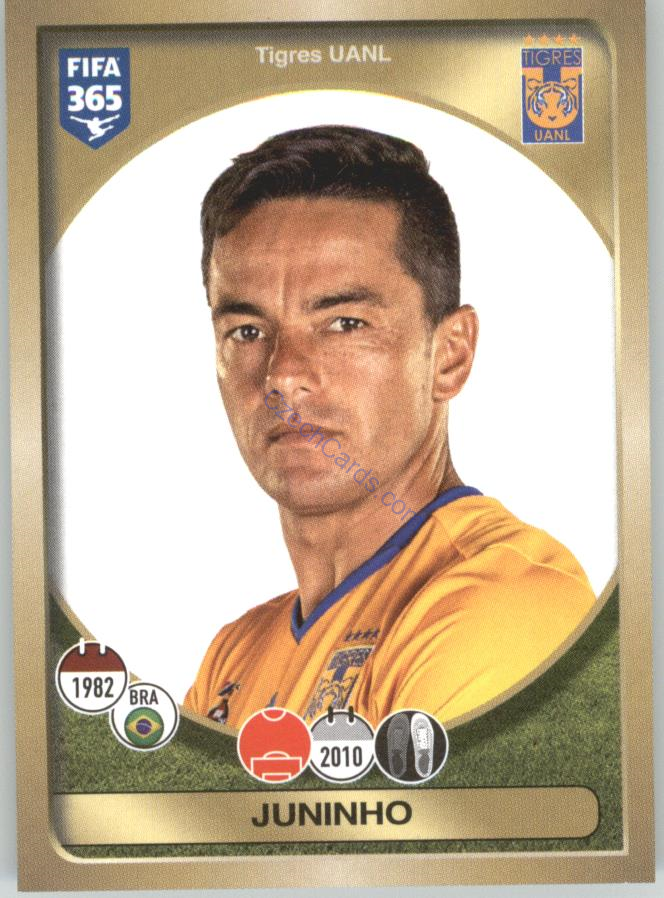 Juninho Panini 2017 FIFA 365 Sticker #491