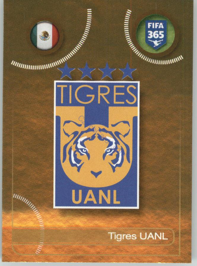 Tigres UANL logo Panini 2017 FIFA 365 Golden Sticker #493
