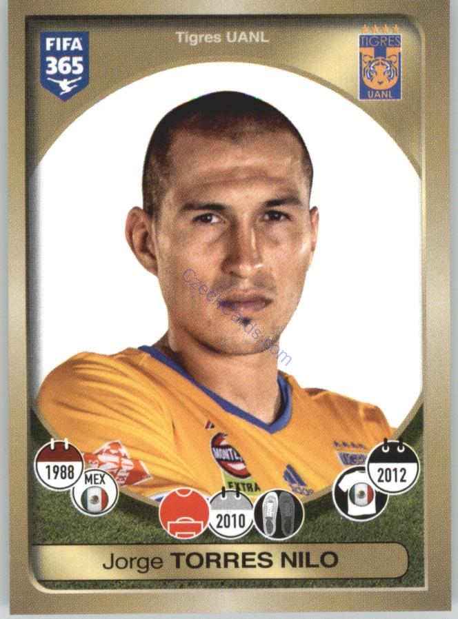 Jorge Torres Nilo Panini 2017 FIFA 365 Sticker #495