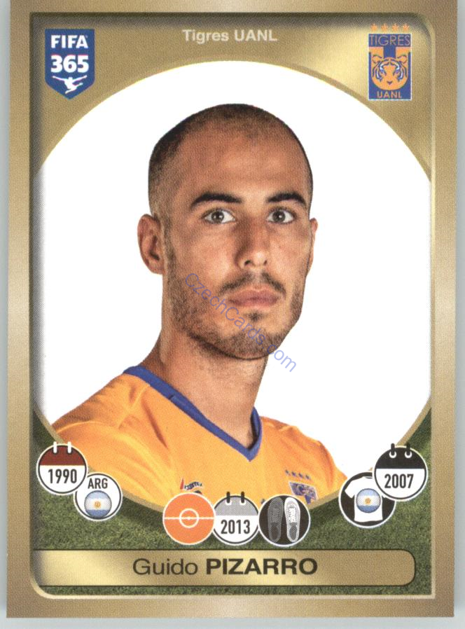 Guido Pizarro Panini 2017 FIFA 365 Sticker #498