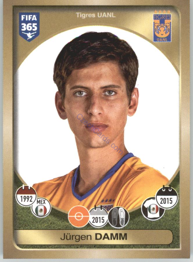 Jürgen Damm Panini 2017 FIFA 365 Sticker #499