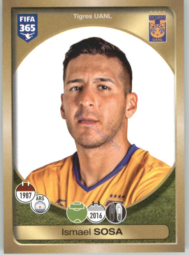 Ismael Sosa Panini 2017 FIFA 365 Sticker #500
