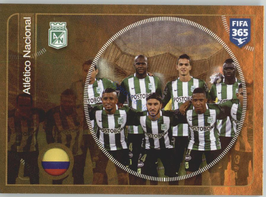 Atlético Nacional team Panini 2017 FIFA 365 Sticker #506