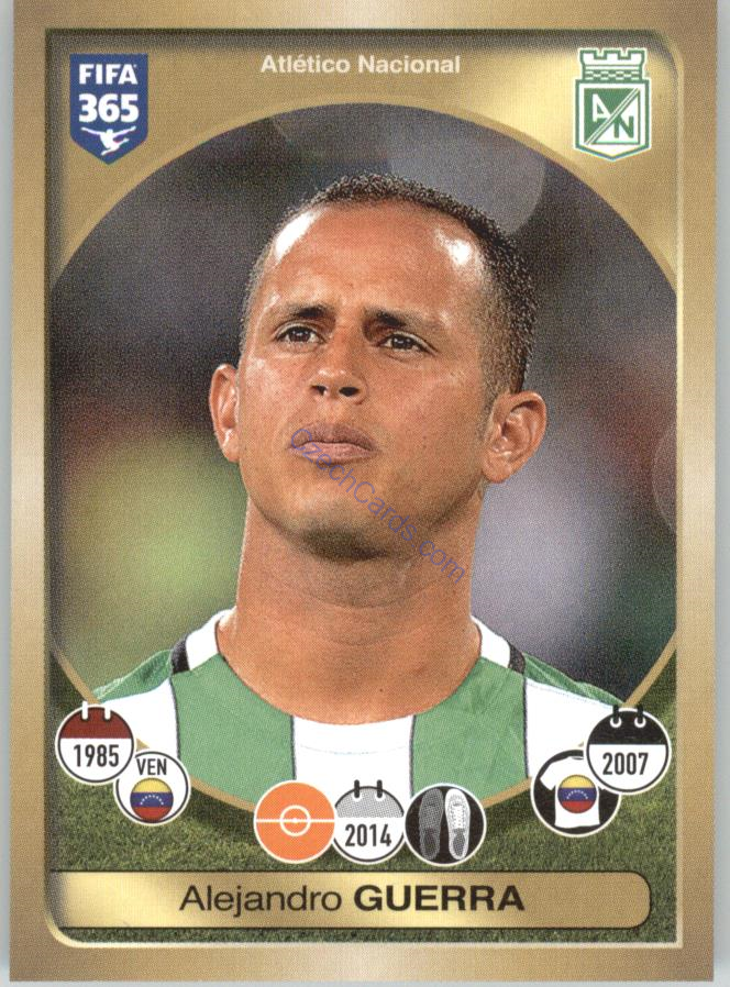 Alejandro Guerra Panini 2017 FIFA 365 Sticker #511