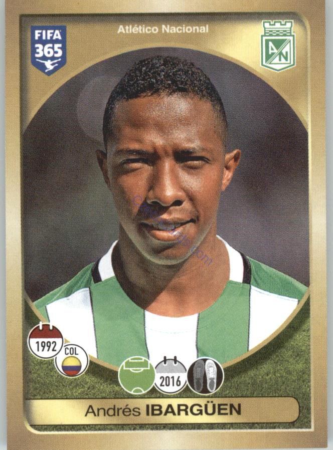 Andrés Ibargüen Panini 2017 FIFA 365 Sticker #513