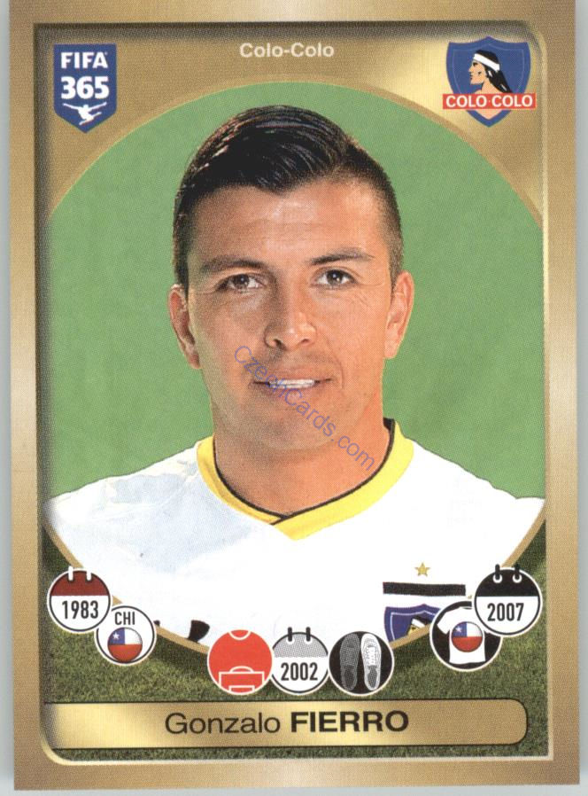 Gonzalo Fierro Panini 2017 FIFA 365 Sticker #517