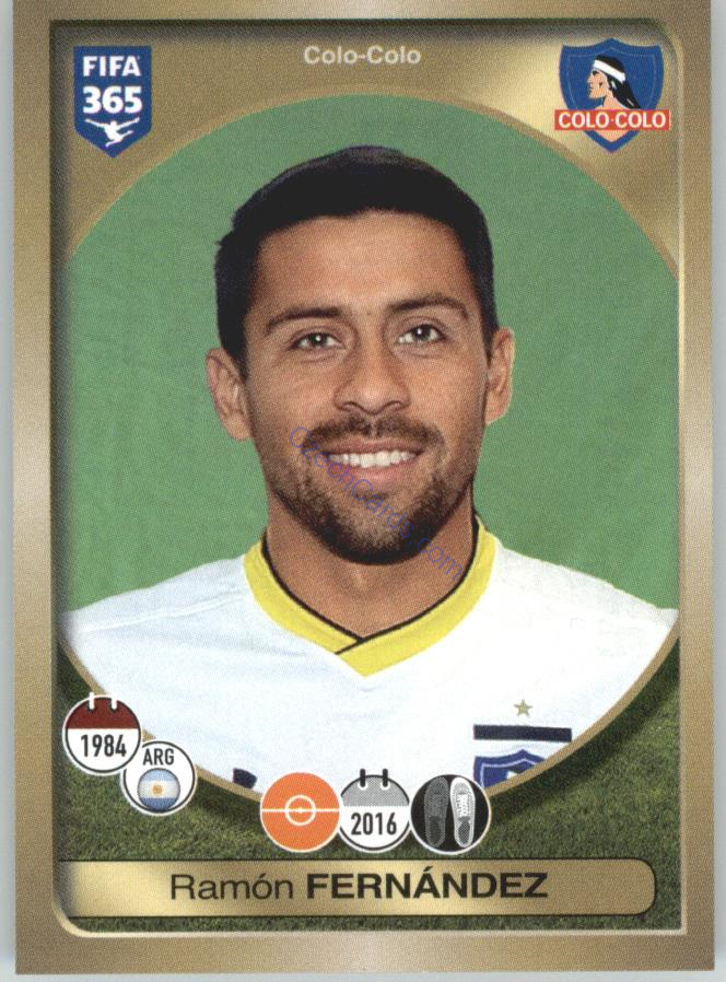 Ramón Fernández Panini 2017 FIFA 365 Sticker #523