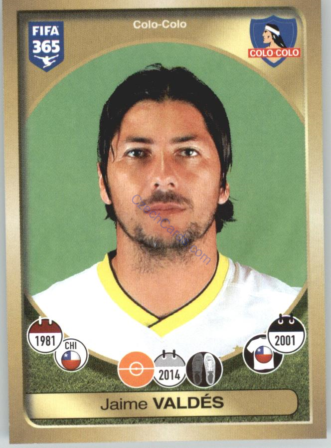 Jaime Valdés Panini 2017 FIFA 365 Sticker #525