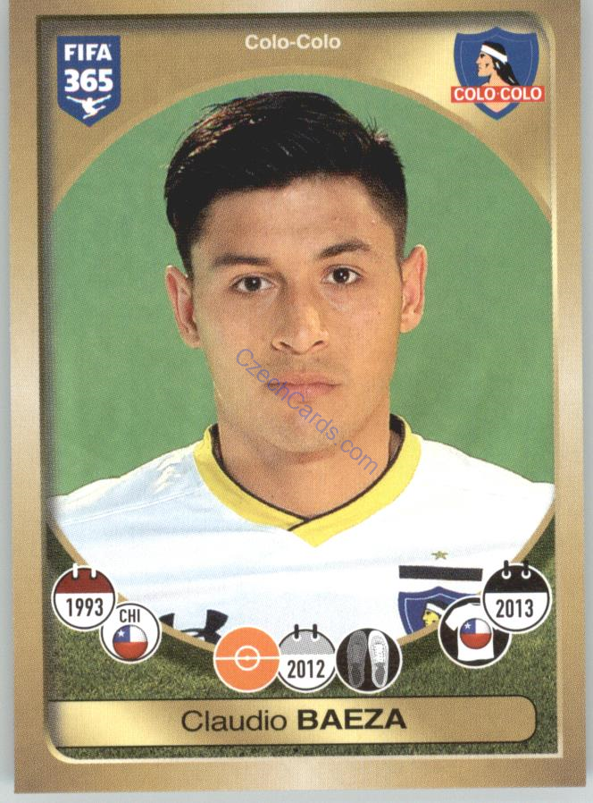 Claudio Baeza Panini 2017 FIFA 365 Sticker #527