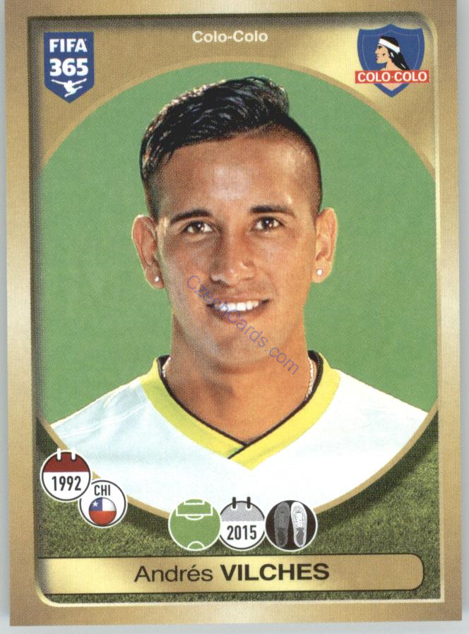 Andrés Vilches Panini 2017 FIFA 365 Sticker #528