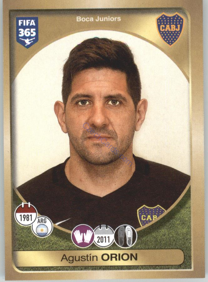 Agustín Orion Panini 2017 FIFA 365 Sticker #530