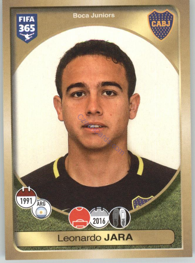 Leonardo Jara Panini 2017 FIFA 365 Sticker #532