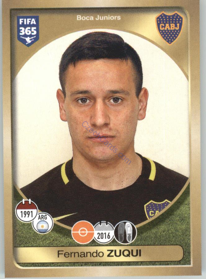 Fernando Zuqui Panini 2017 FIFA 365 Sticker #536