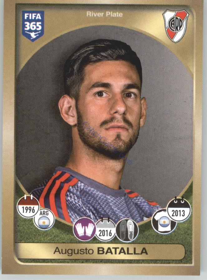 Augusto Batalla Panini 2017 FIFA 365 Sticker #544