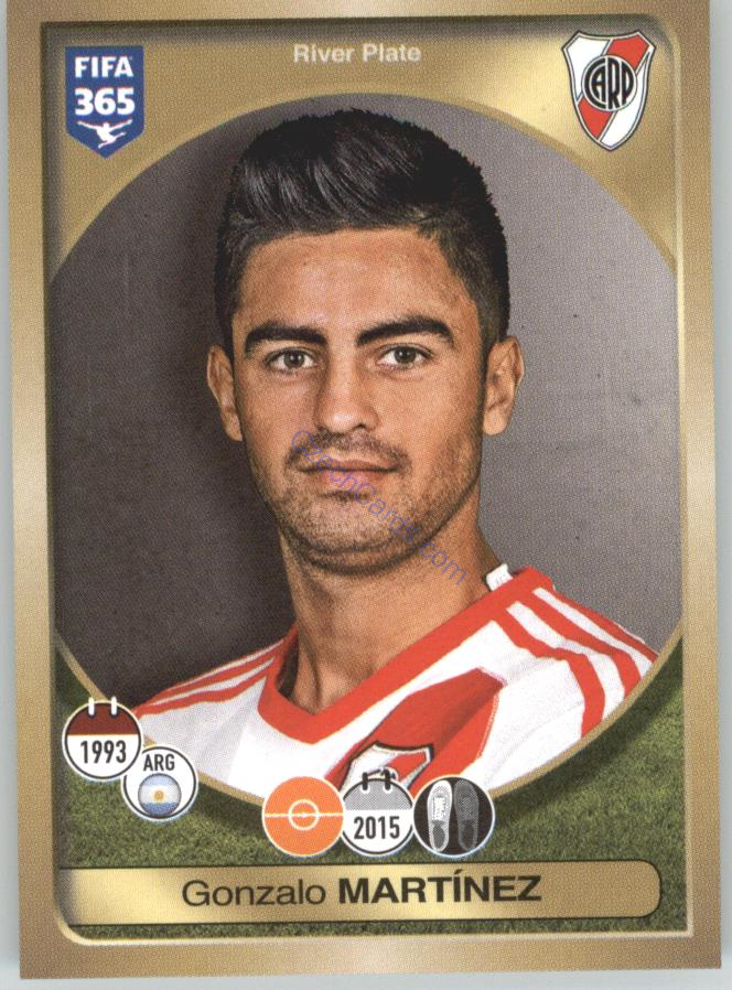 Gonzalo Martínez Panini 2017 FIFA 365 Sticker #552
