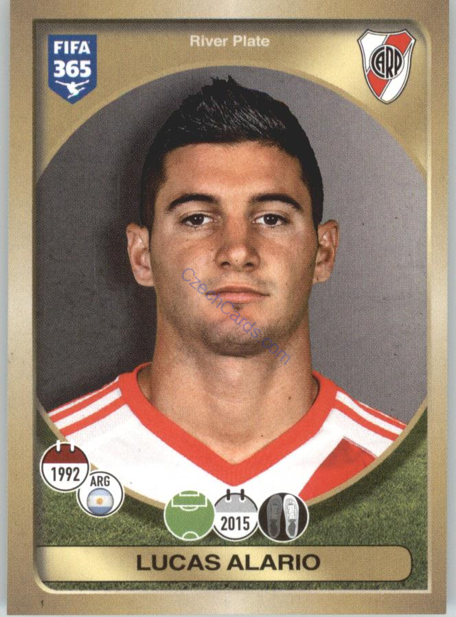 Lucas Alario Panini 2017 FIFA 365 Sticker #555