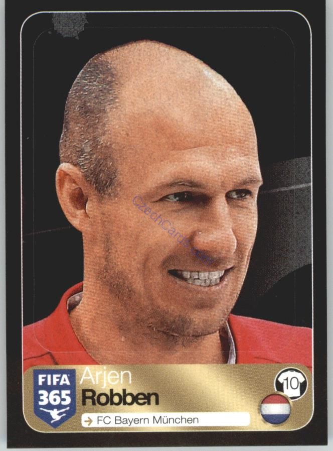 Arjen Robben Panini 2017 FIFA 365 Sticker Football Icons #560