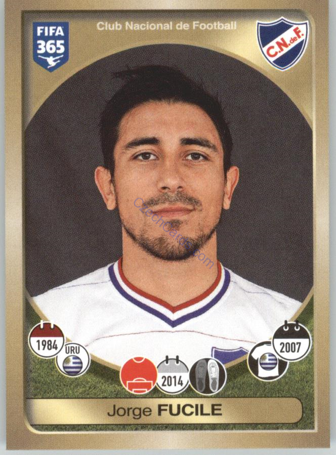 Jorge Fucile Panini 2017 FIFA 365 Sticker #573
