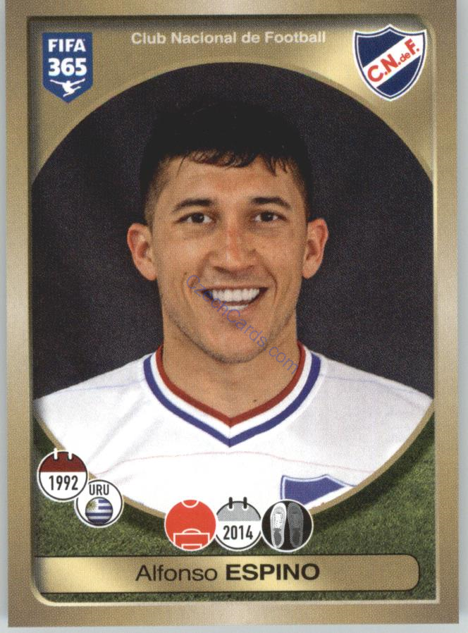 Alfonso Espino Panini 2017 FIFA 365 Sticker #576