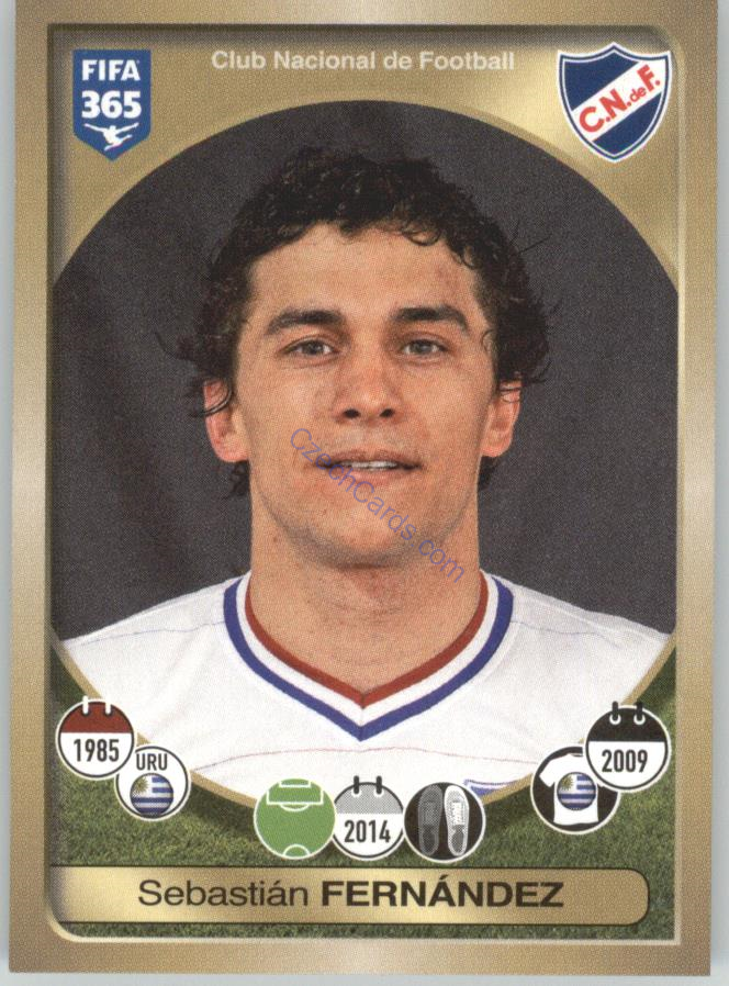 Sebastián Fernández Panini 2017 FIFA 365 Sticker #581