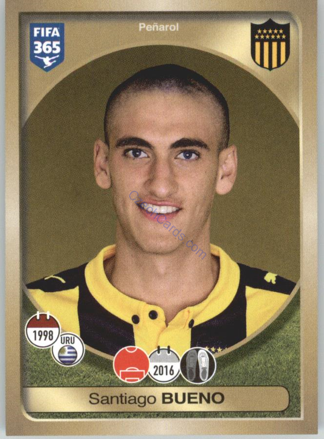 Santiago Bueno Panini 2017 FIFA 365 Sticker #590