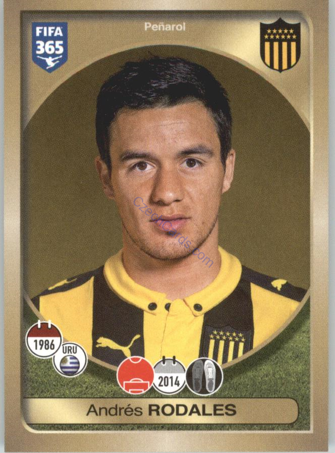 Andrés Rodales Panini 2017 FIFA 365 Sticker #591