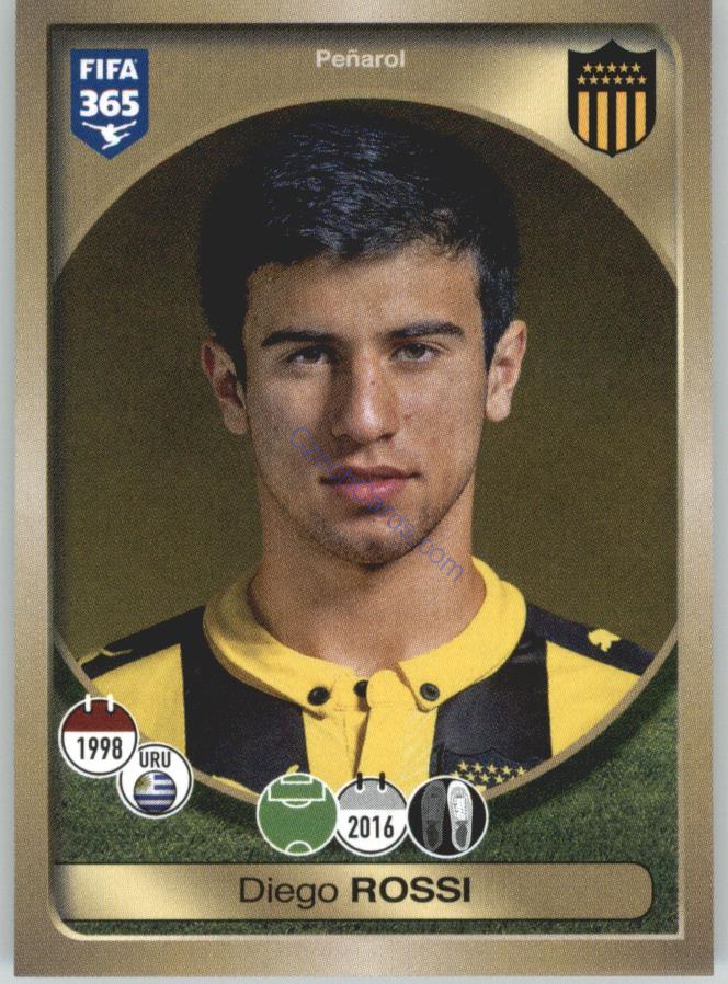 Diego Rossi Panini 2017 FIFA 365 Sticker #595
