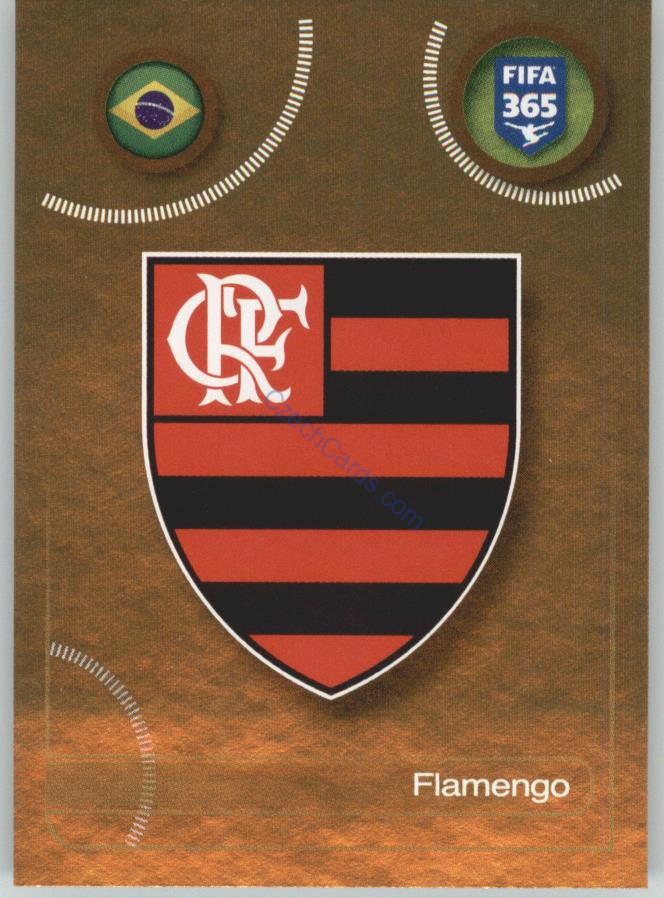 Flamengo logo Panini 2017 FIFA 365 Golden Sticker #603
