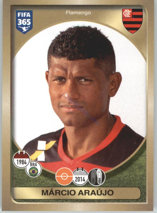 Márcio Araújo Panini 2017 FIFA 365 Sticker #607