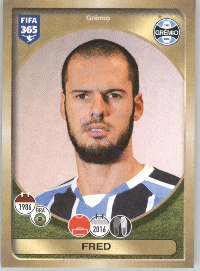 Fred Panini 2017 FIFA 365 Sticker #614