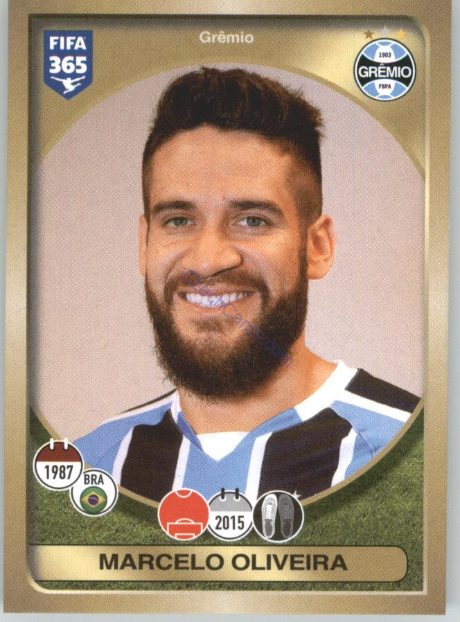 Marcelo Oliveira Panini 2017 FIFA 365 Sticker #615