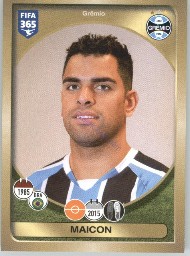Maicon Panini 2017 FIFA 365 Sticker #621