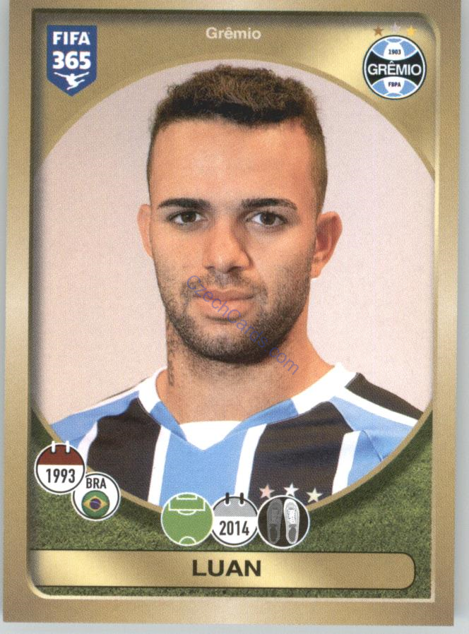 Luan Panini 2017 FIFA 365 Sticker #622