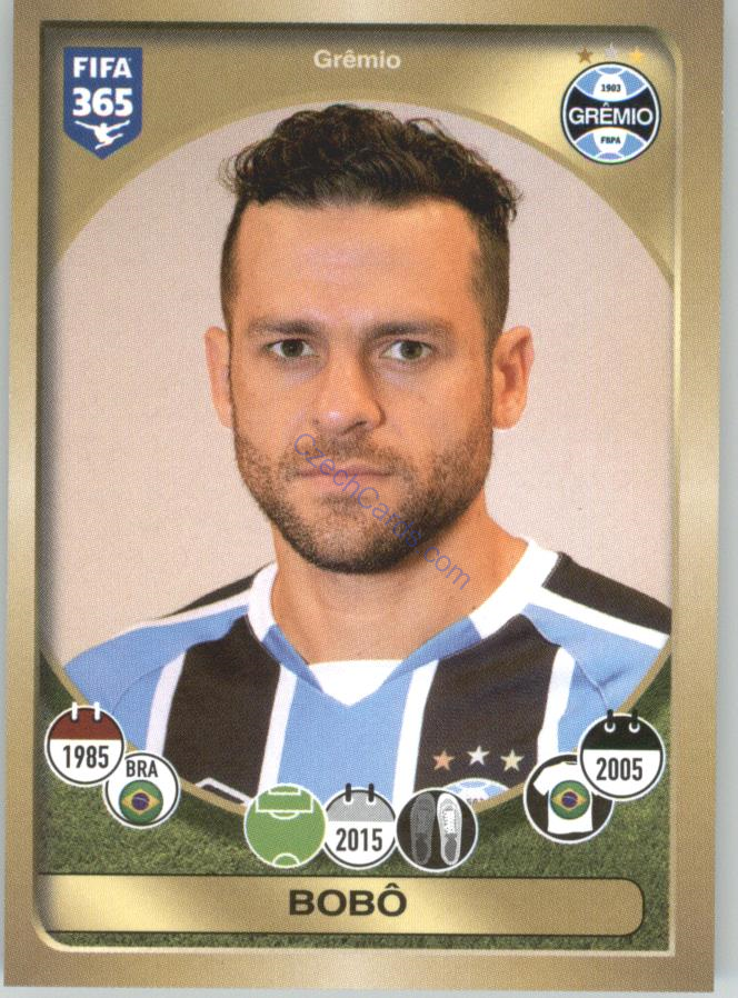 Bobô Panini 2017 FIFA 365 Sticker #624