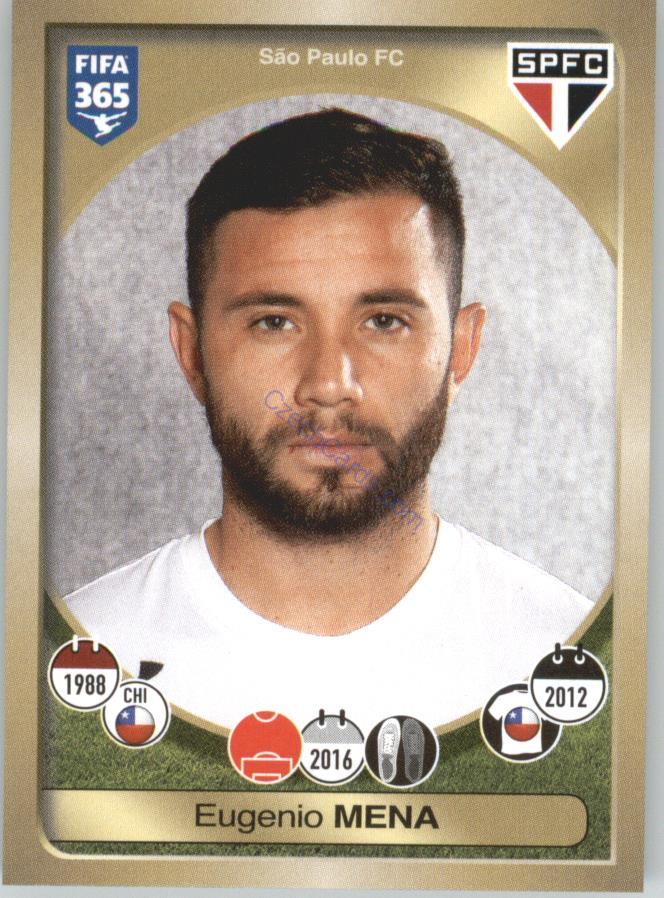 Eugenio Mena Panini 2017 FIFA 365 Sticker #629