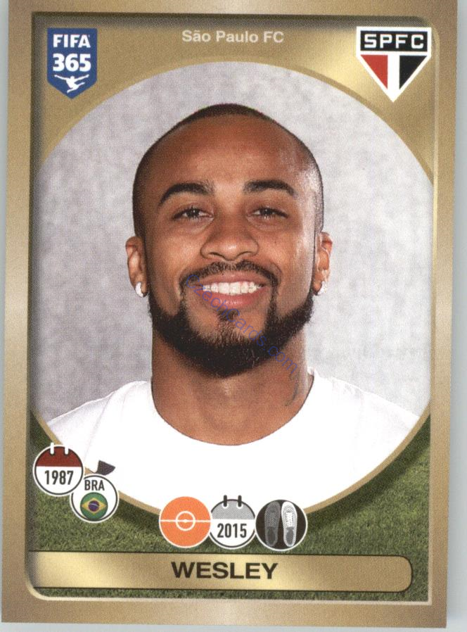 Wesley Panini 2017 FIFA 365 Sticker #638