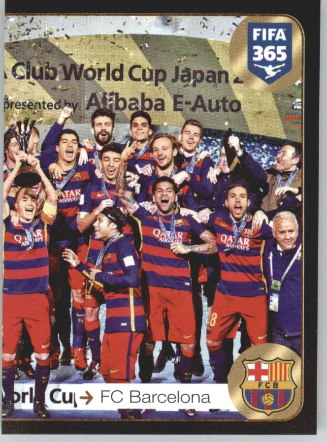 2015 Winners (FC Barcelona) Panini 2017 FIFA 365 Sticker #644