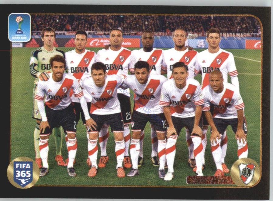 Team Photo River Plate Panini 2017 FIFA 365 Sticker #649