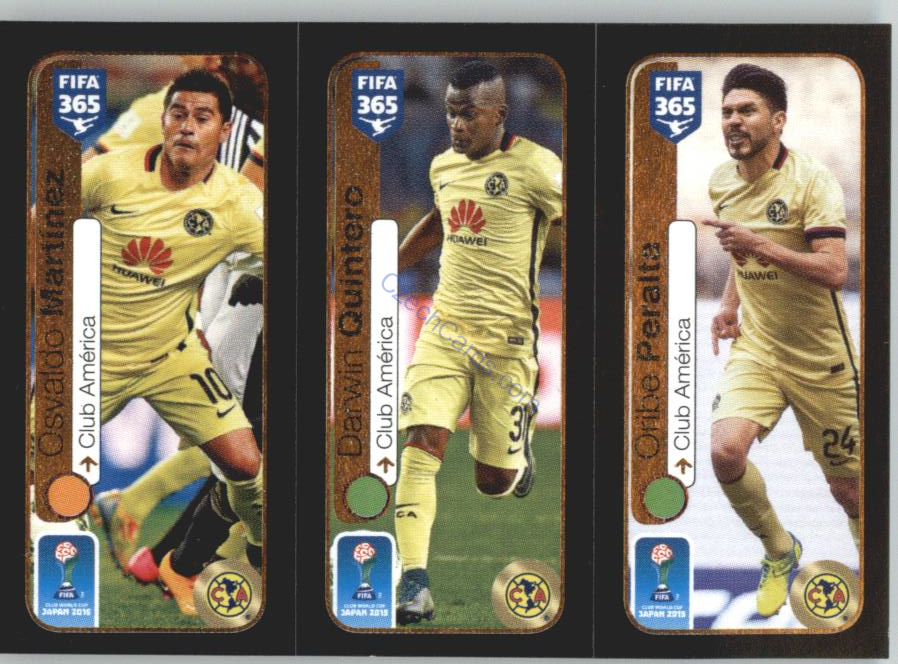 Martinez, Quintero, Peralta Panini 2017 FIFA 365 Sticker #664