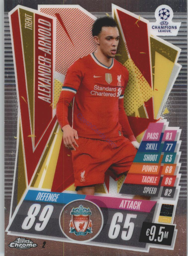 Trent Alexander - Arnold Match Attax Chrome CL 2020/21 #2