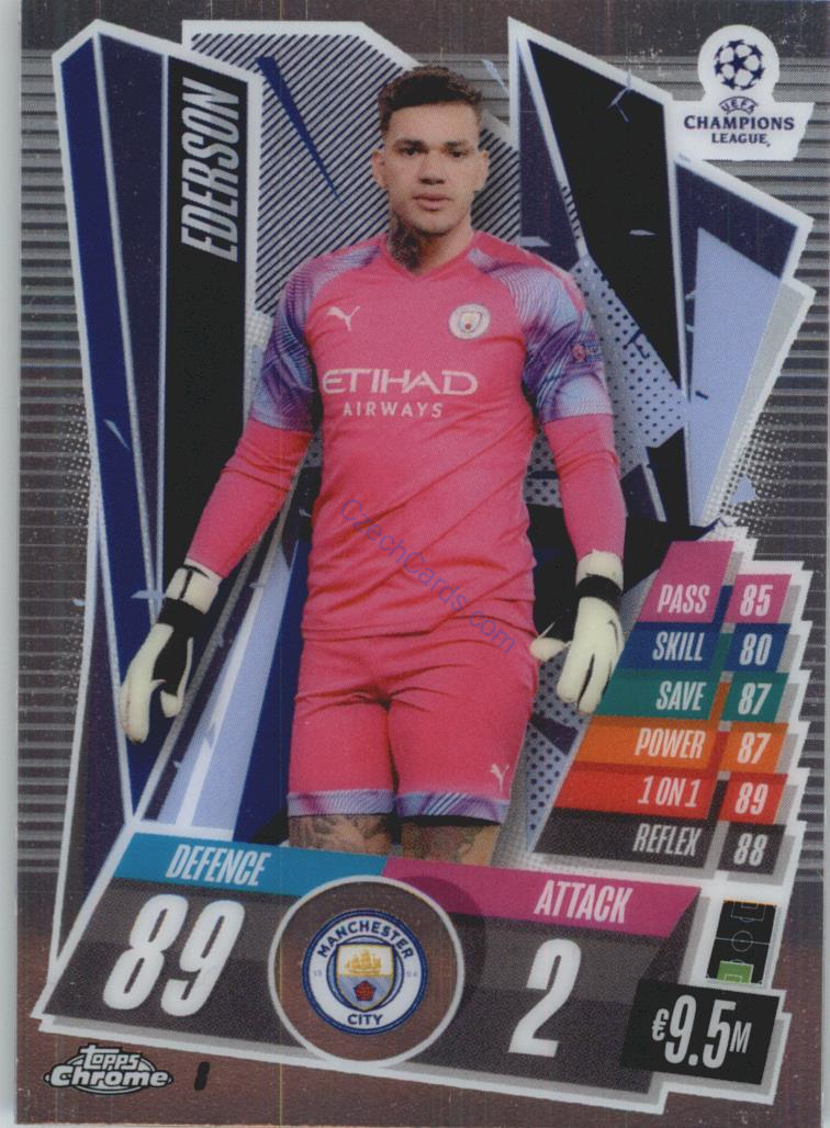 Ederson Match Attax Chrome CL 2020/21 #8