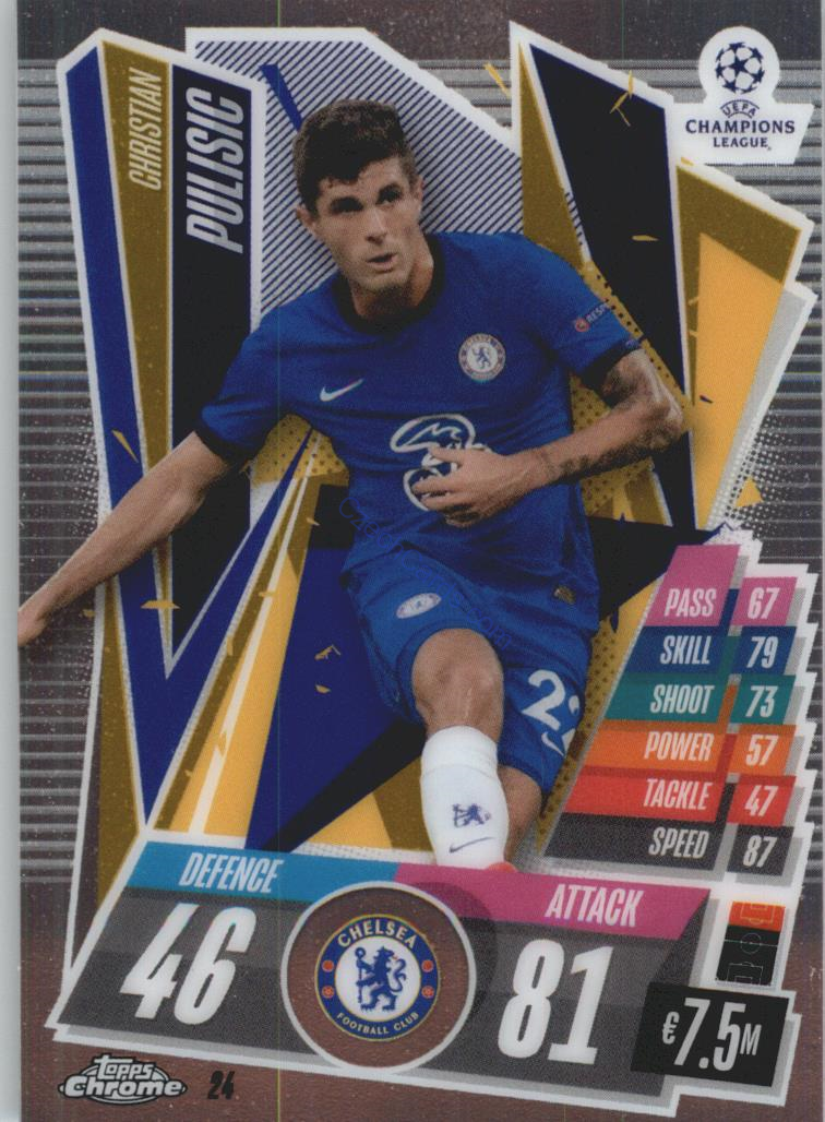 Christian Pulisic Match Attax Chrome CL 2020/21 #24