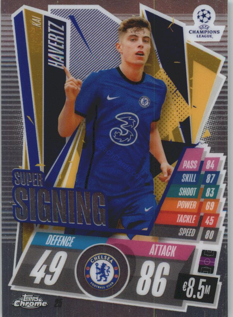 Kai Havertz Match Attax Chrome CL 2020/21 #25