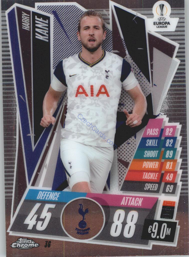 Harry Kane Match Attax Chrome CL 2020/21 #36
