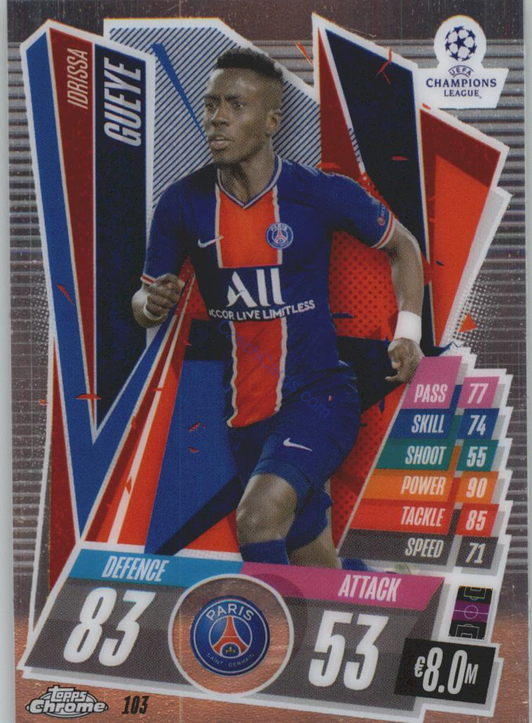 Idrissa Gueye Match Attax Chrome CL 2020/21 #103