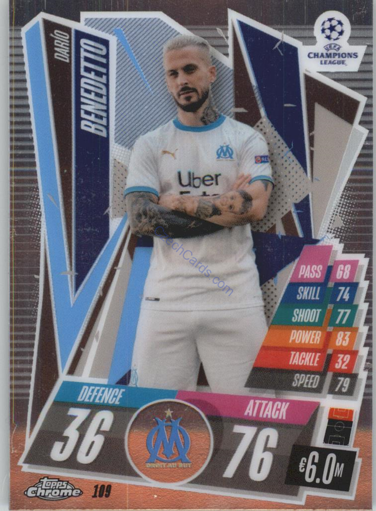 Dario Benedetto Match Attax Chrome CL 2020/21 #109