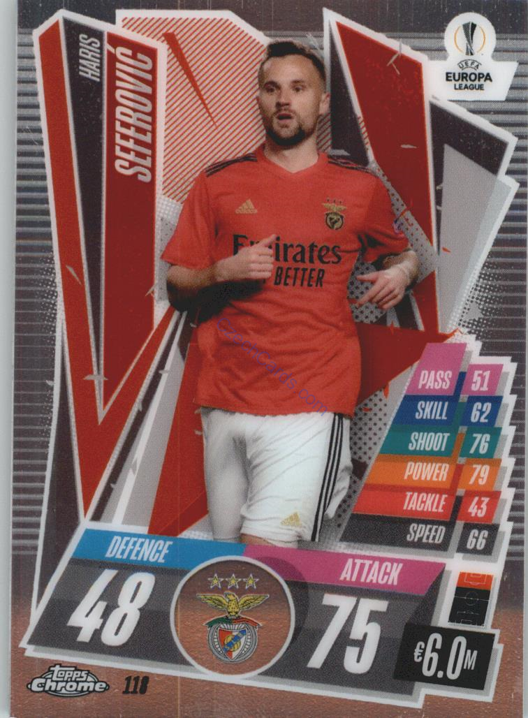 Haris Seferovic Match Attax Chrome CL 2020/21 #118